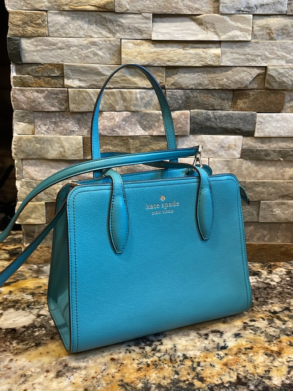 KATE SPADE blue tealish purse